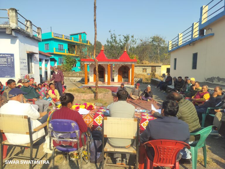 तैलीहाट की खुली बैठक