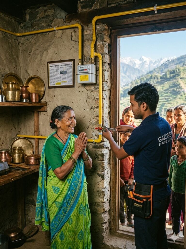 पहाड़ में पाइपलाइन से पहुँचेगी रसोई गैस