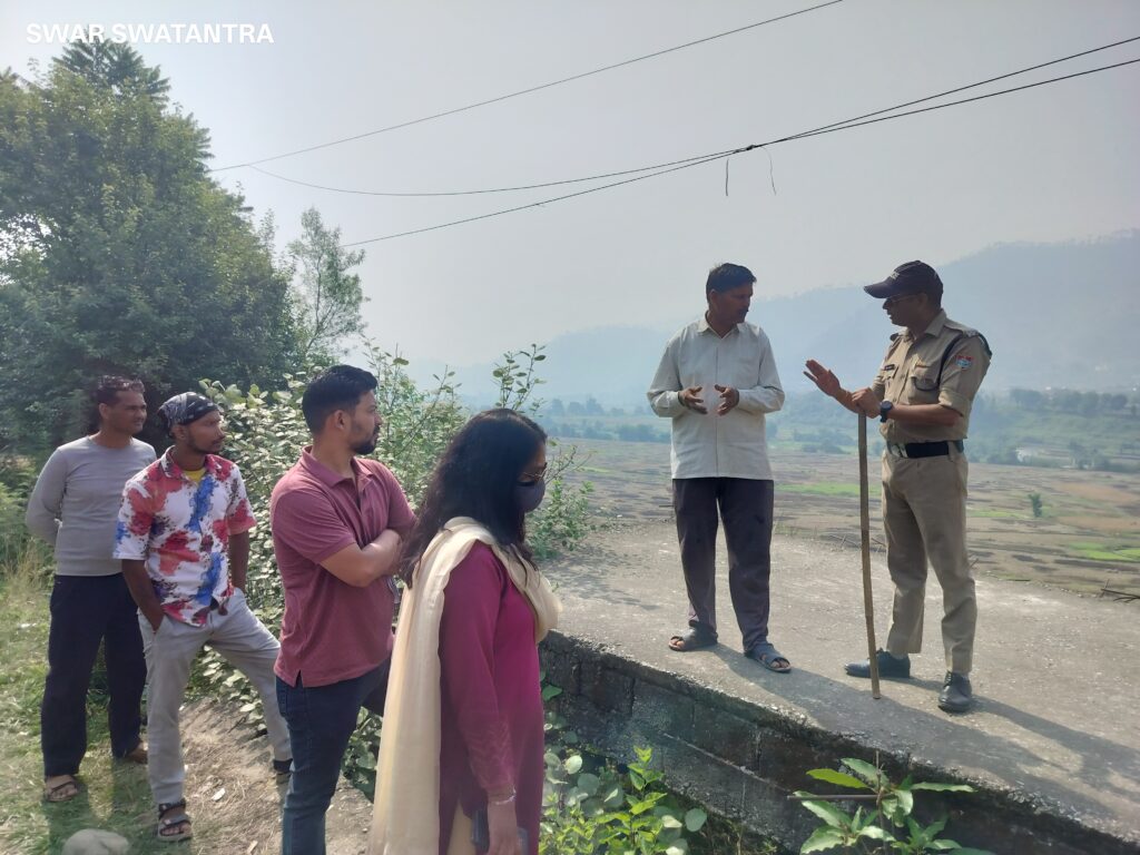 गरुड़ में अतिक्रमण पर मचा बवाल 