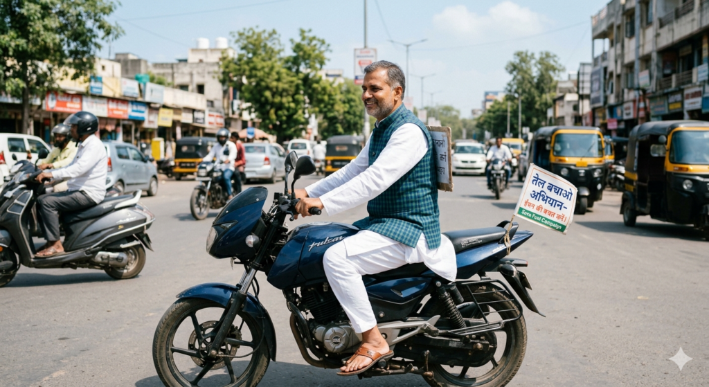 तेल बचाओ अभियान एक रोल प्ले 