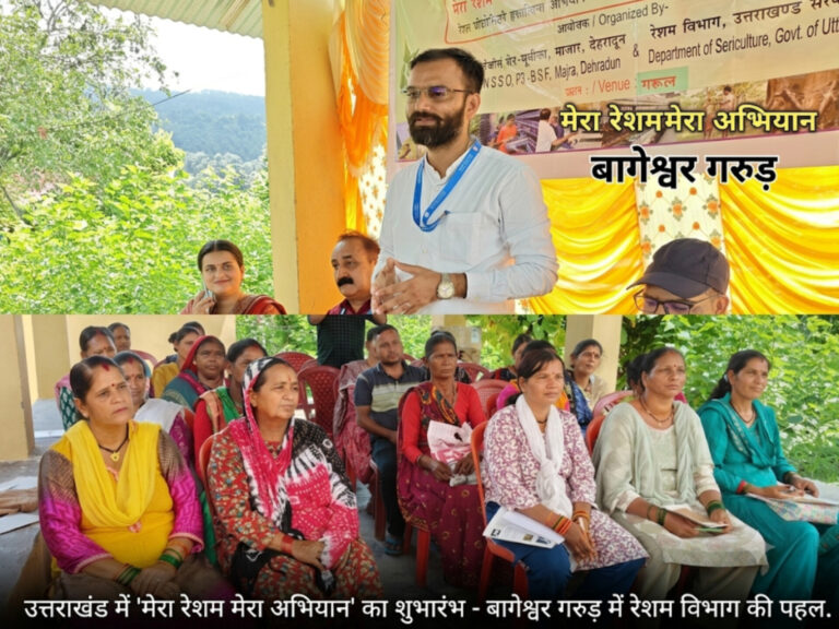 रेशम कीट पालन से मज़बूत होती आर्थिकी : बागेश्वर
